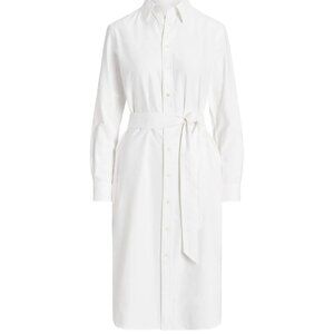 COS White Button Down Maxi Dress